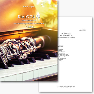 Raccolta <br>Dialogues 1a SERIE - due clarinetti Sib